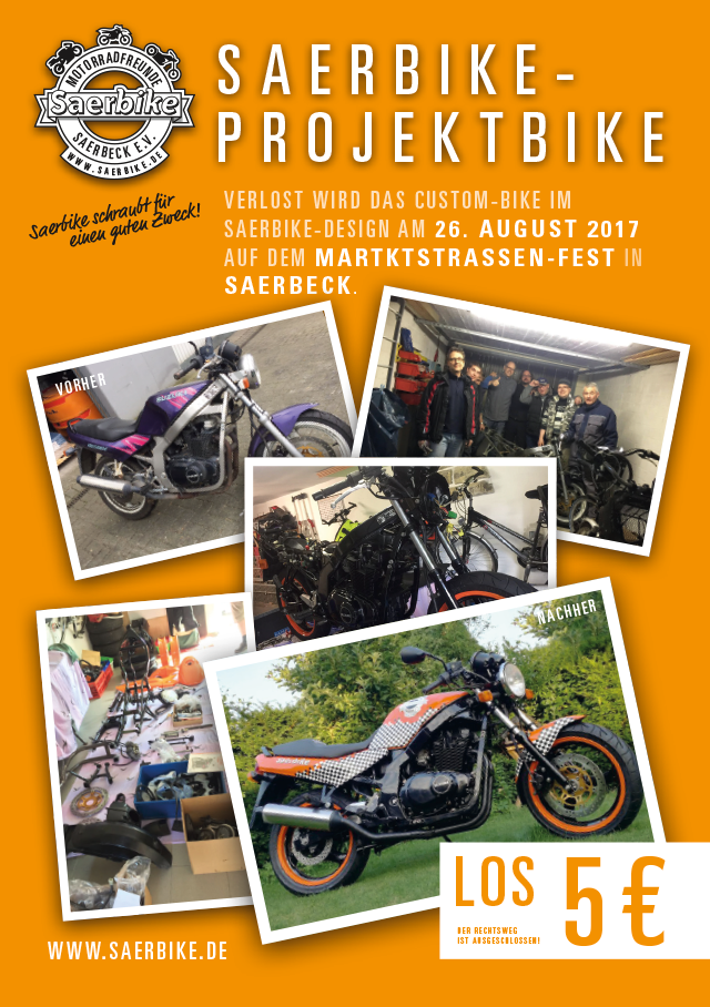 Los-Verkauf für das Projekt-Bike