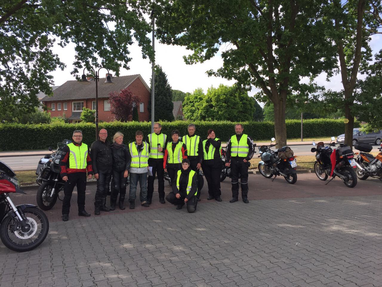 Start der Tonenburg-Tour